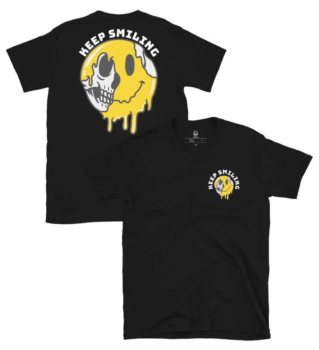 Keep Smiling - Black Tee