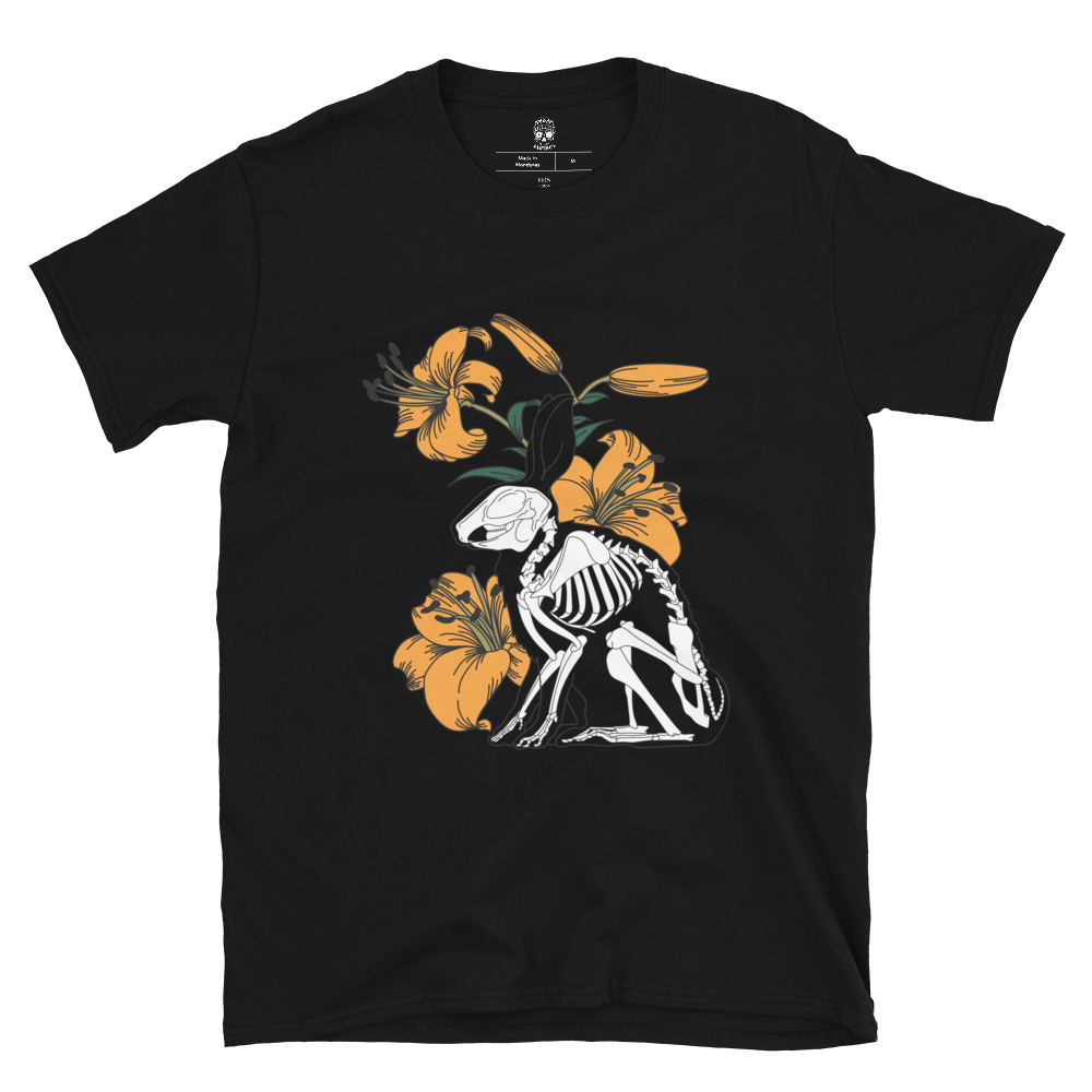 Lilly Rabbit - Black Tee