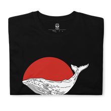 Load image into Gallery viewer, Japanese Whale - Black Tee
