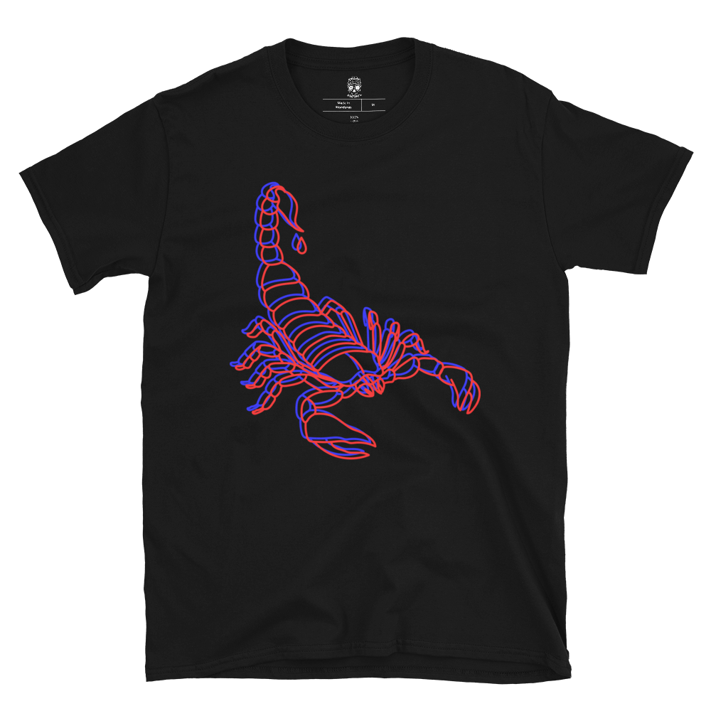 3D Scorpion - Black Tee