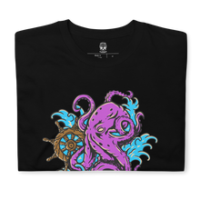 Load image into Gallery viewer, Classic Americana Octopus - Black Tee
