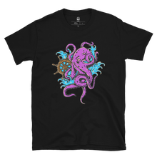 Load image into Gallery viewer, Classic Americana Octopus - Black Tee
