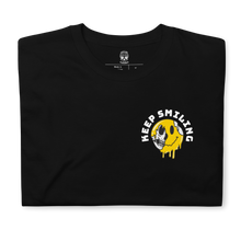 Load image into Gallery viewer, Keep Smiling - Black Tee
