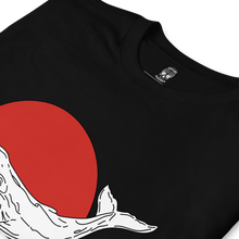 Load image into Gallery viewer, Japanese Whale - Black Tee
