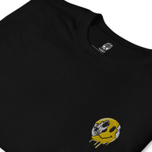 Load image into Gallery viewer, Keep Smiling Embroidered - black Tee
