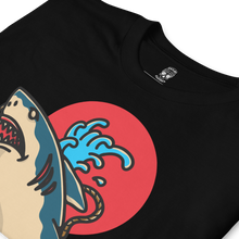 Load image into Gallery viewer, Classic Americana Shark - Black Tee
