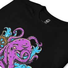 Load image into Gallery viewer, Classic Americana Octopus - Black Tee
