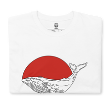 Load image into Gallery viewer, Japanese Whale - White Tee
