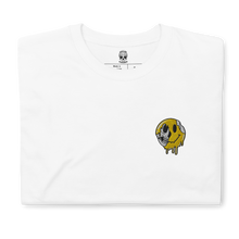 Load image into Gallery viewer, Keep Smiling Embroidered  - White Tee
