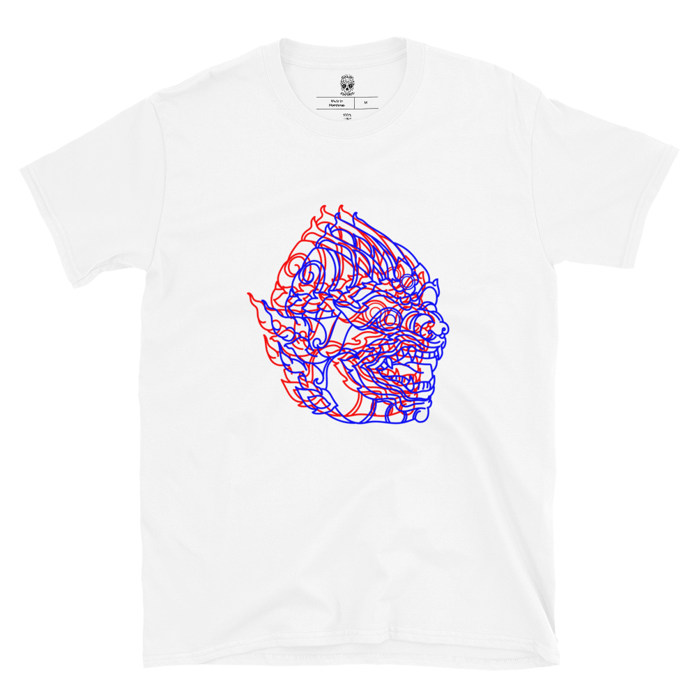 3D Hanuman - White Tee