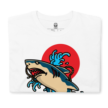 Load image into Gallery viewer, Classic Americana Shark - White Tee
