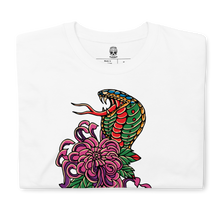 Load image into Gallery viewer, Classic Americana Cobra - White Tee
