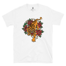 Load image into Gallery viewer, Classic Americana Tiger - White Tee
