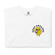 Load image into Gallery viewer, Keep Smiling - White Tee
