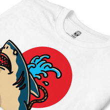 Load image into Gallery viewer, Classic Americana Shark - White Tee
